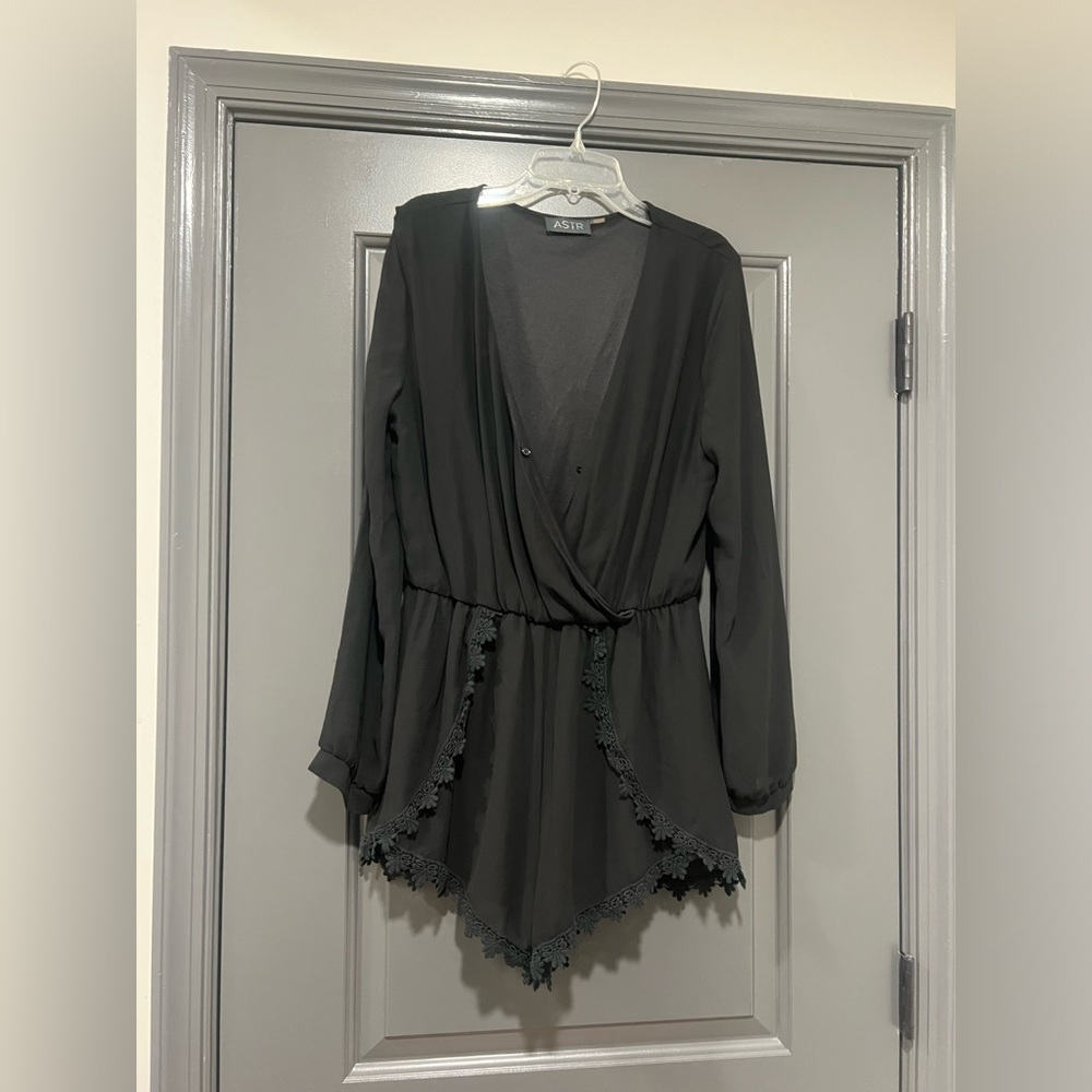 ASTR - black romper size large